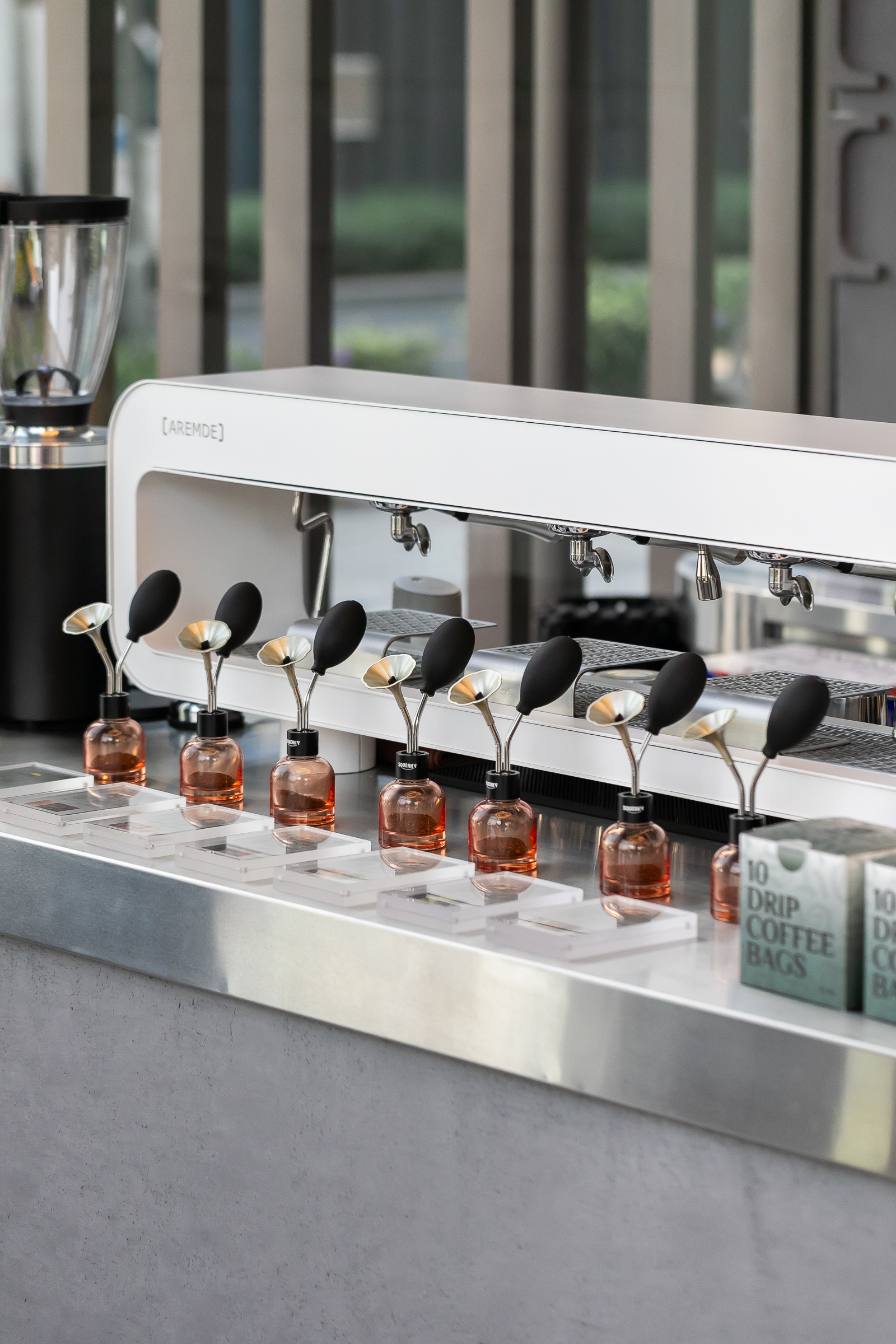 Aroma Display at Roasters